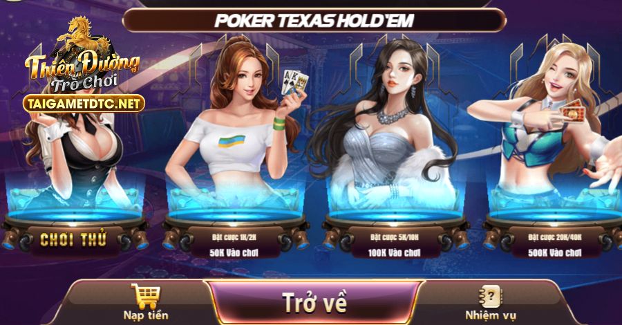 Anh em chọn bàn cược phù hợp để tham gia chơi Poker