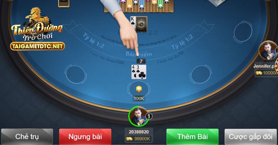 Người chơi cần nắm được quy tắc chia bài trong Xì Dách TDTC